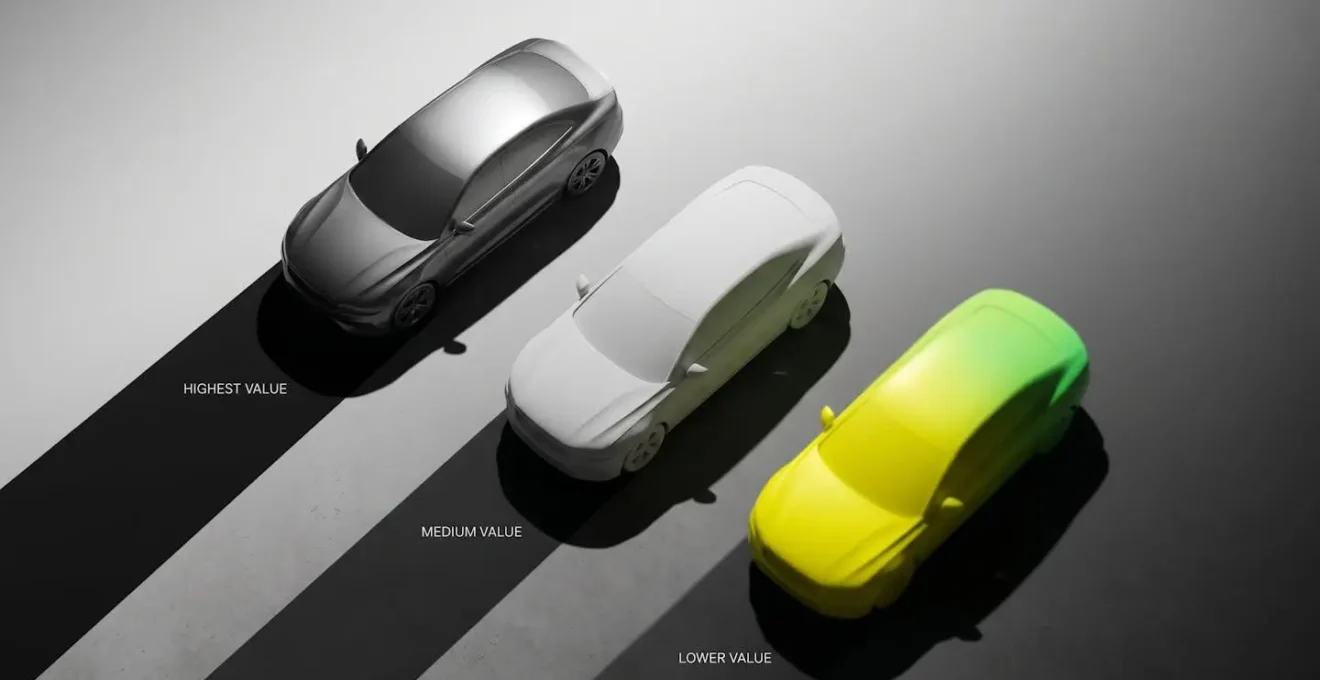 Différentes couleurs de carrosserie automobile et leur impact sur la valeur de revente